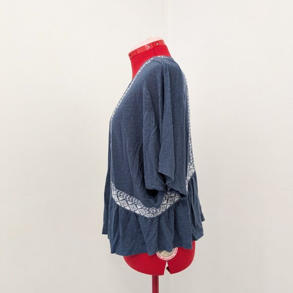 Akemi + Kin Blue Boho Top - Picture 3 of 6